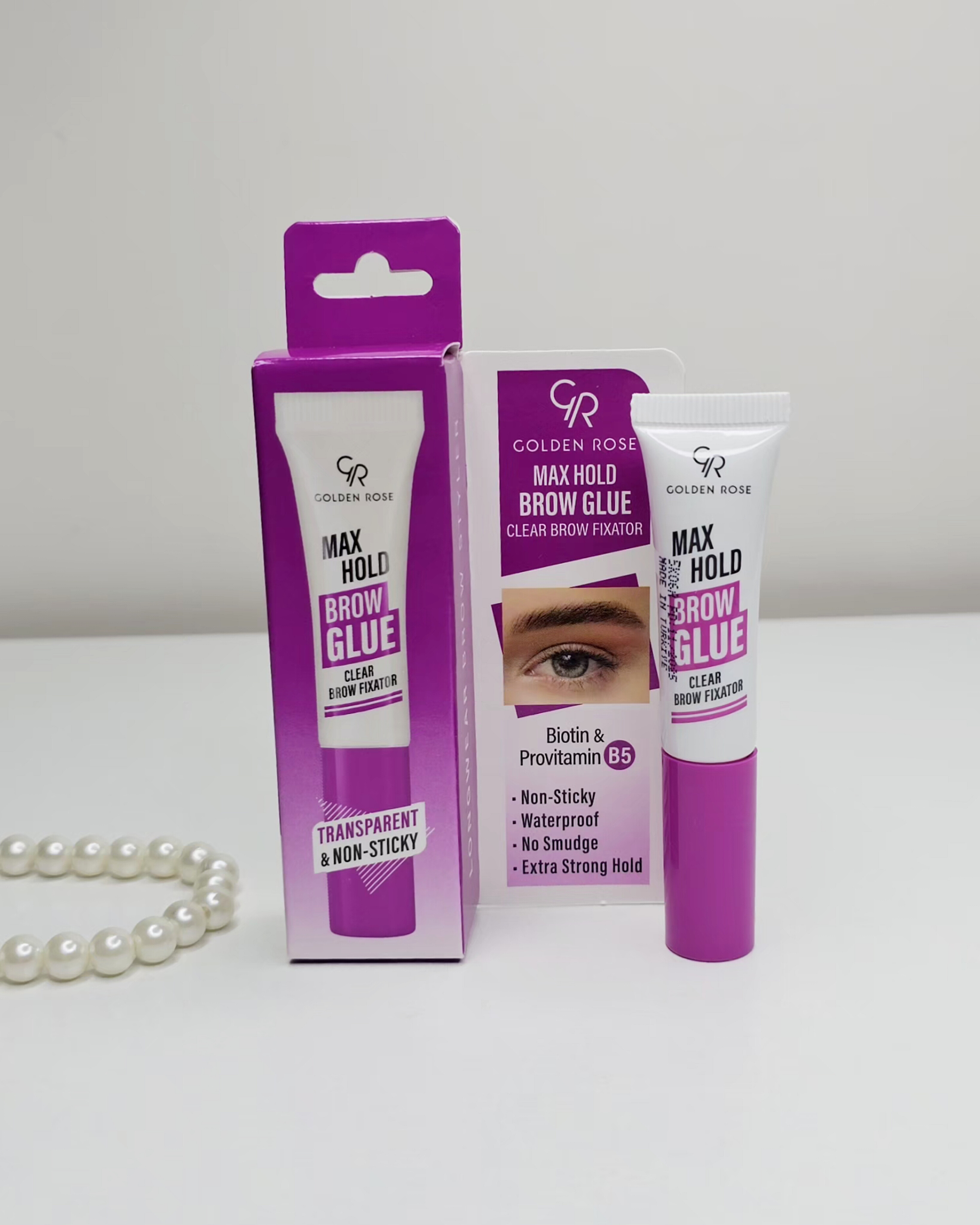 چسب ابرو گلدن رز مدل Max Hold سری Brown Glue حجم 7 میلی لیتر